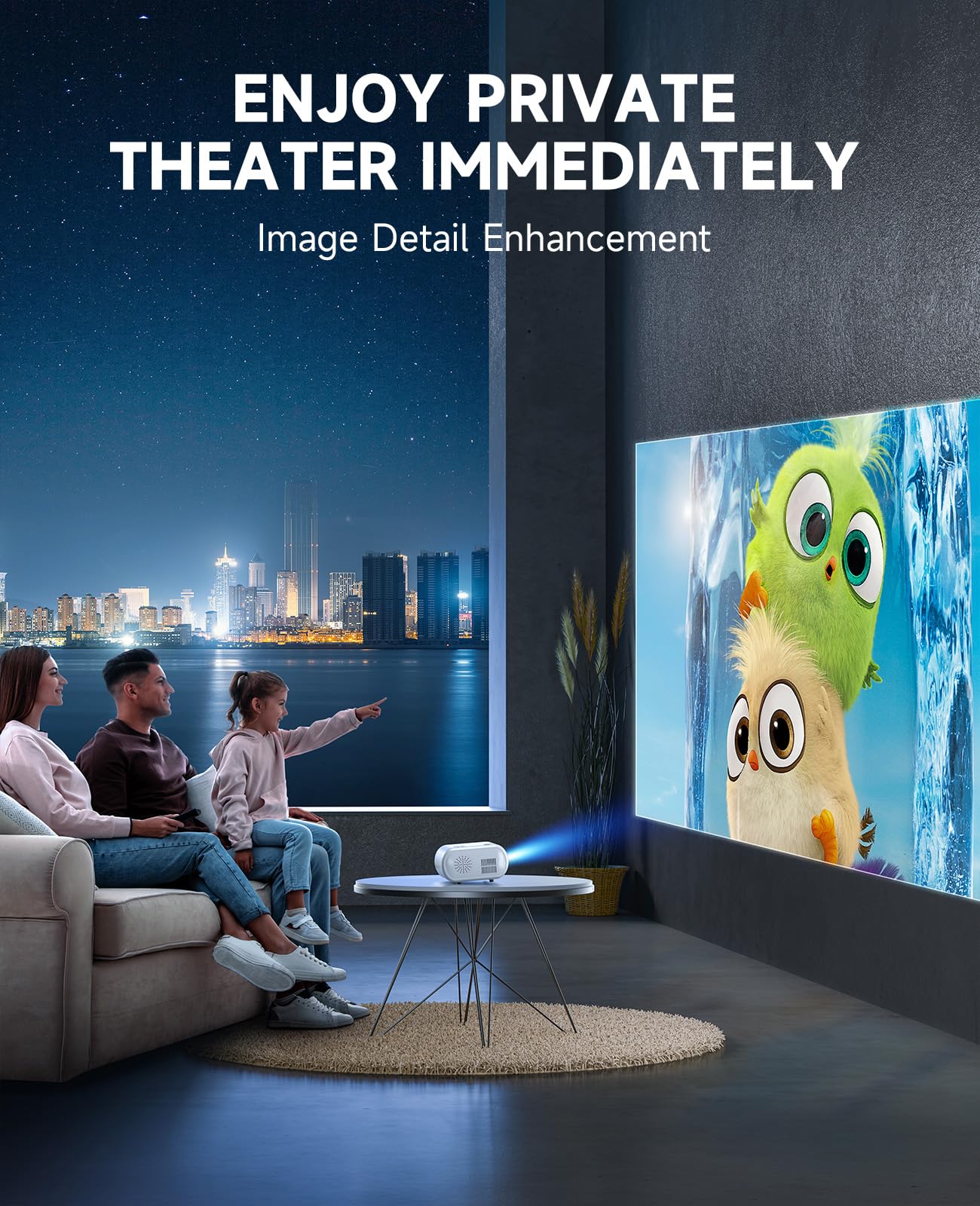CLOKOWE 1080P プロジェクター 本体 Amazon.com: Projector, CLOKOWE 10000L 1080P HD 5G WiFi